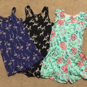 3 Girls Rompers